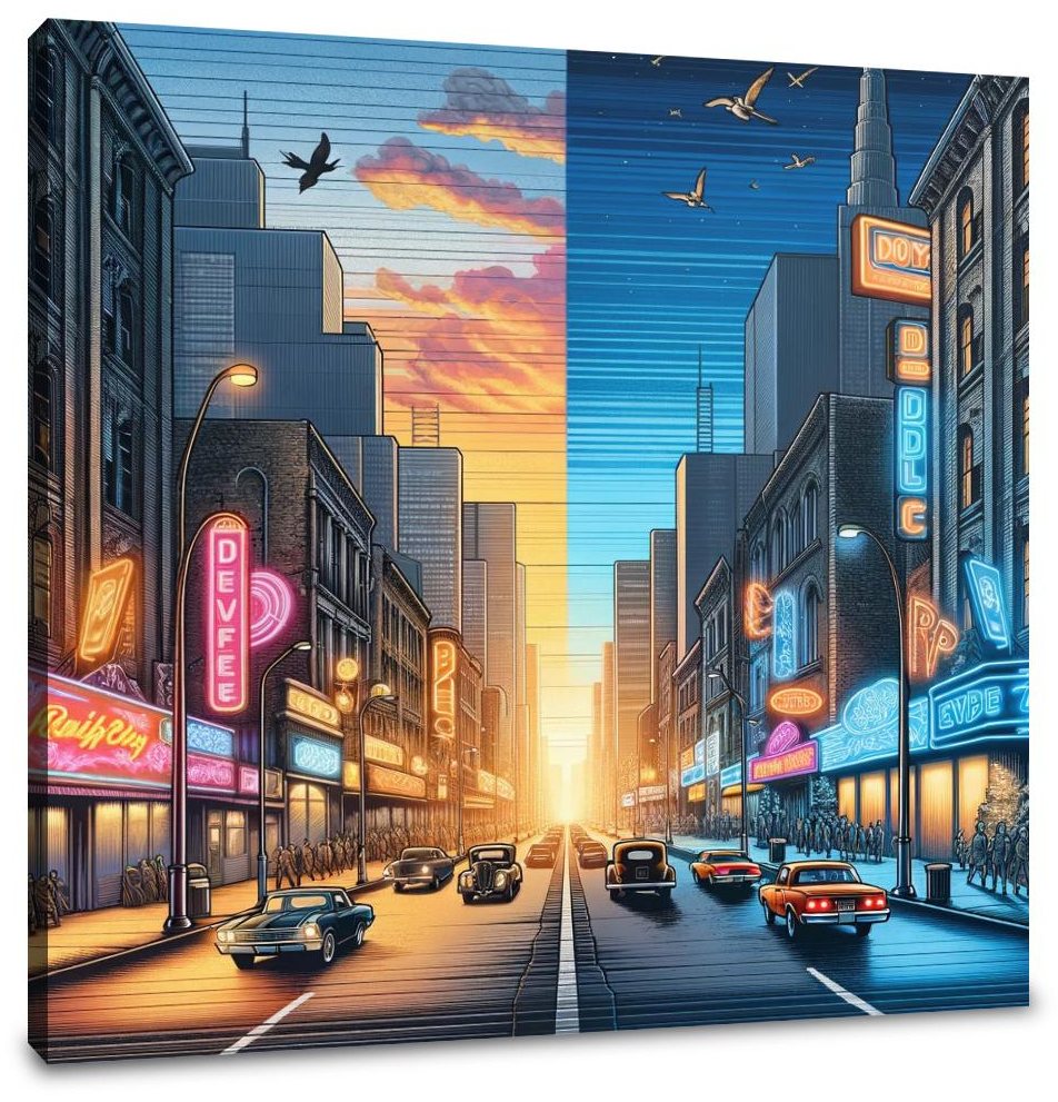 Metropolis Evolution Canvas