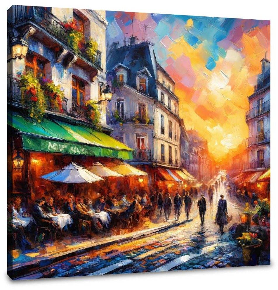 Whispers of Montmartre Paris Canvas