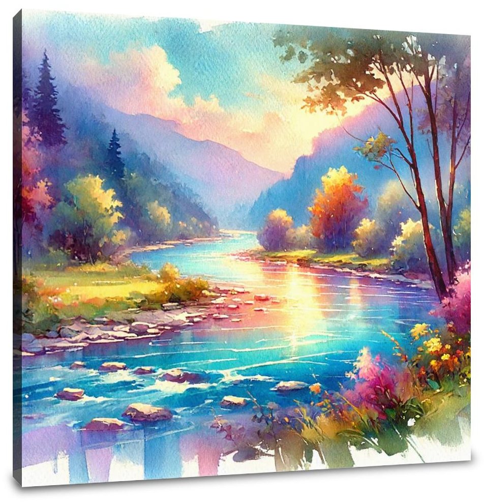 Magical River Canvas