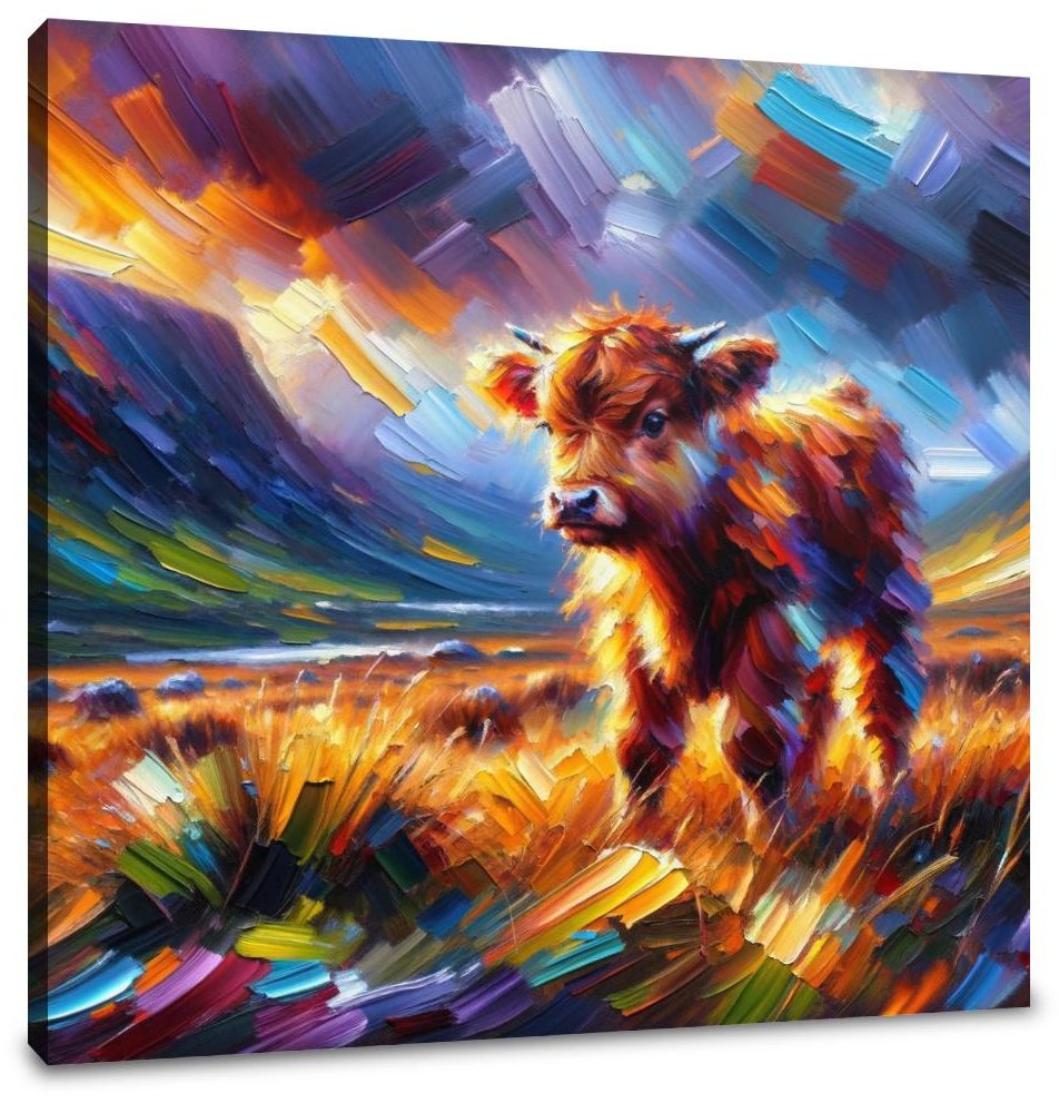 Highland Emotion Canvas