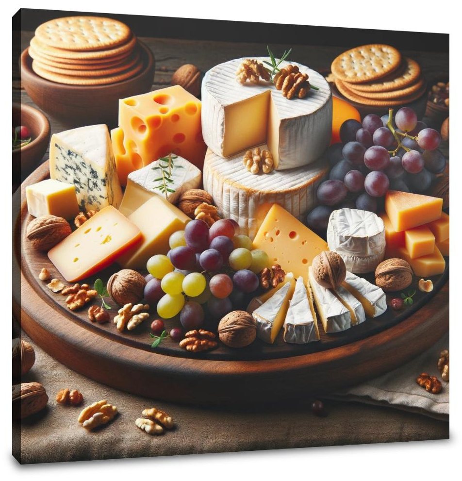 Gourmet Cheeseboard Canvas