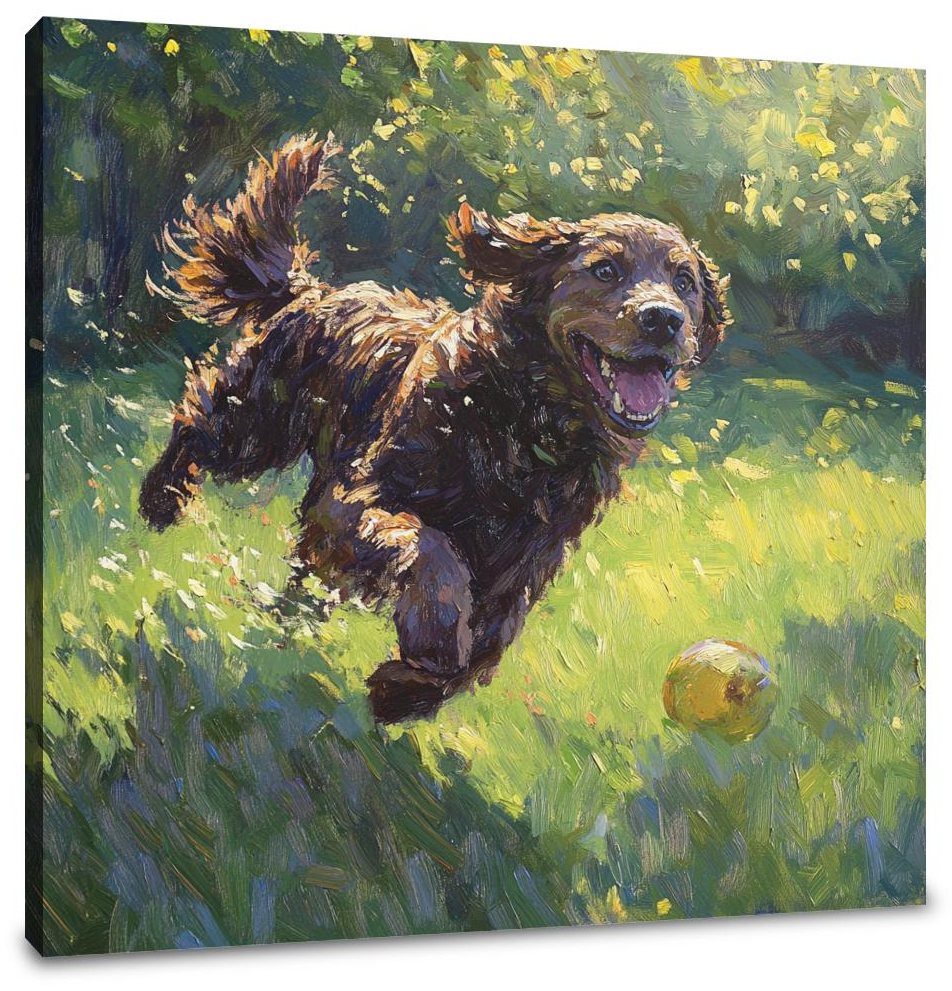 Fetching Joy Canvas