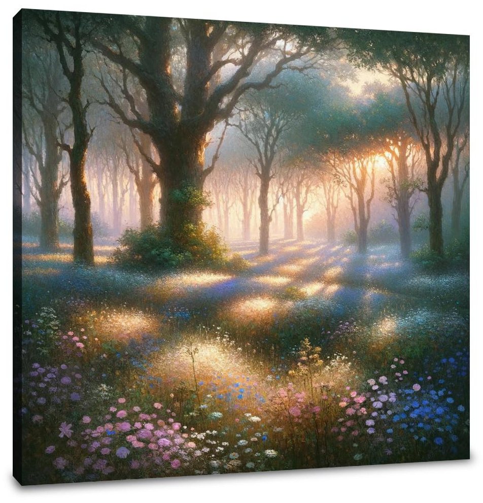 Dawn's Tranquil Glade Canvas
