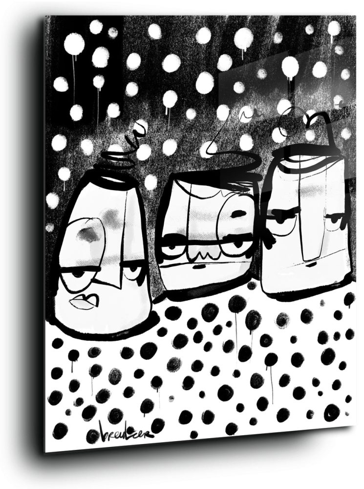 Zwarte polka dot bad boys