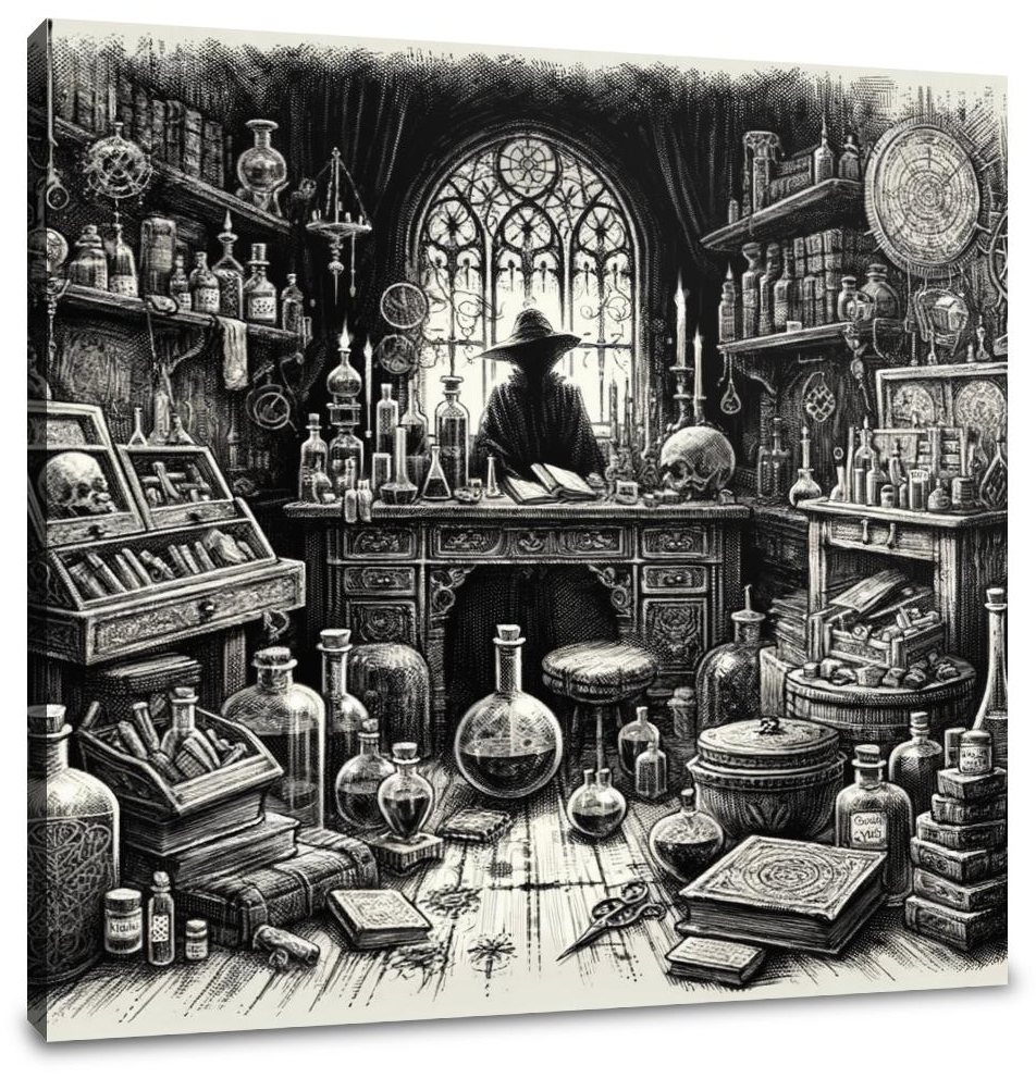 Alchemist's Lair Canvas