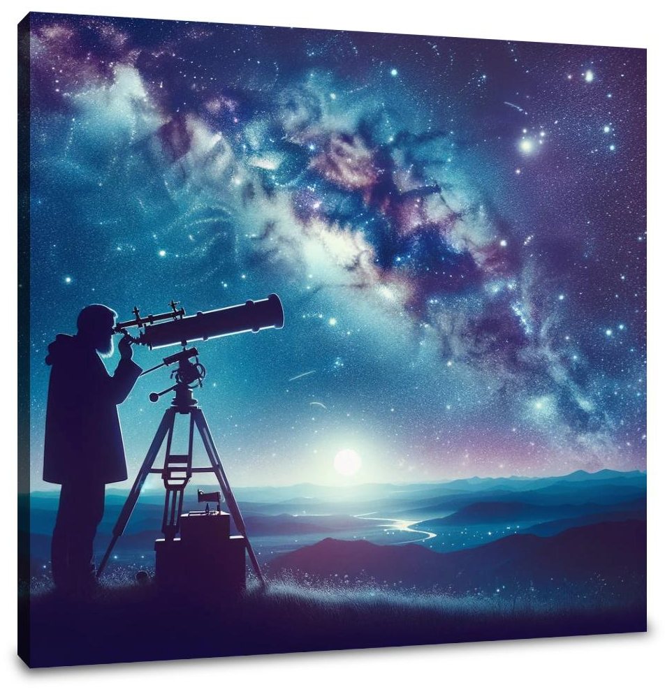 Astronomer's Wonder Canvas