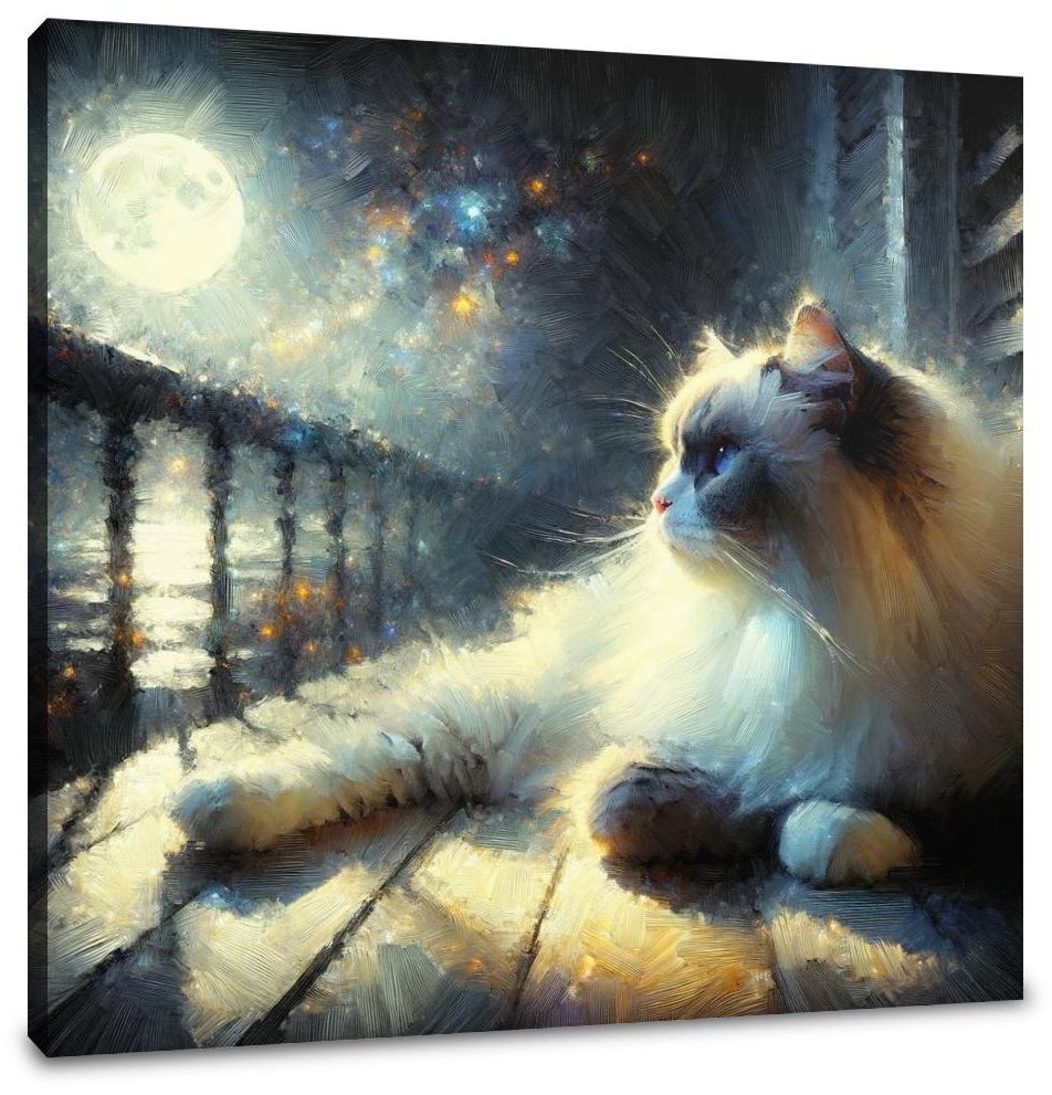 Moonlit Serenity Canvas