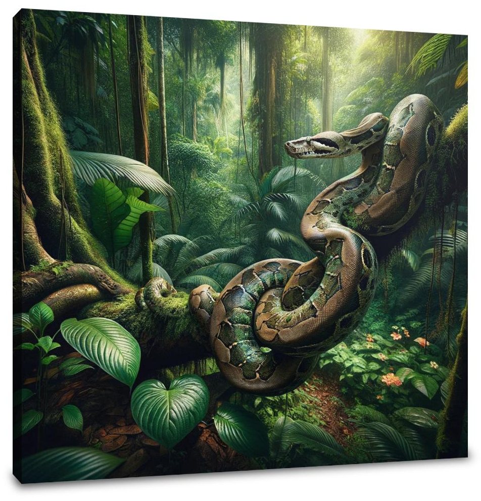Jungle Boa Canvas