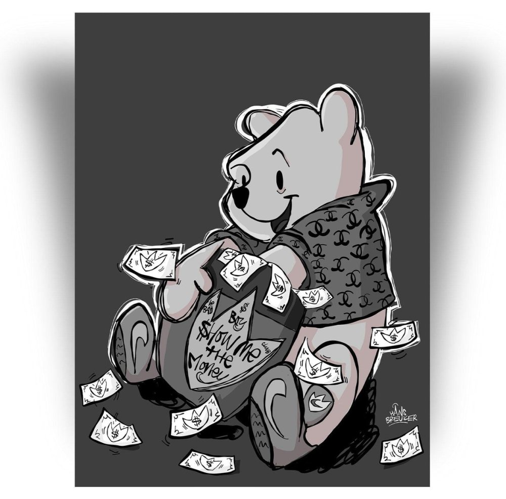 Pooh that's a lot of lovely moneyys