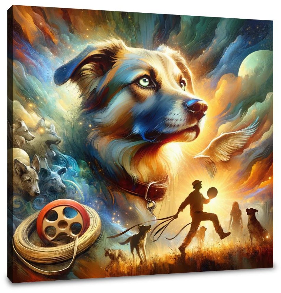 The Dog's Loyalty Canvas