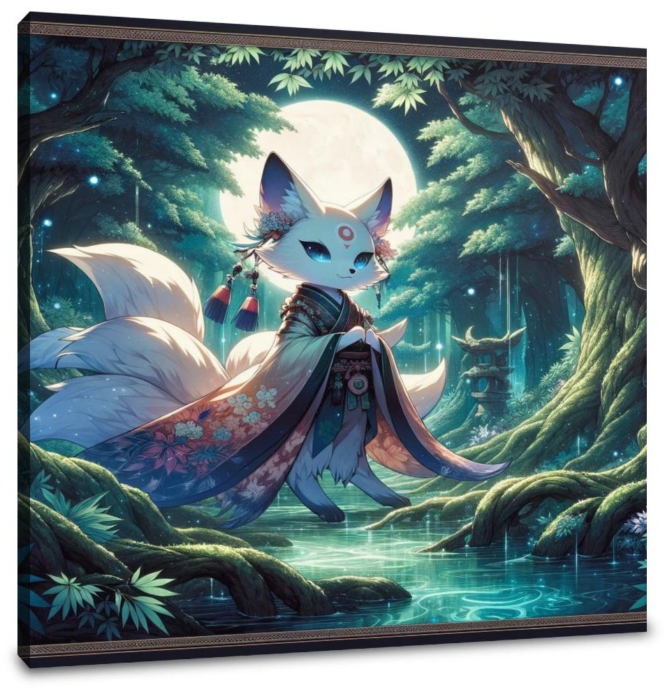 Mystical Moonlight Canvas