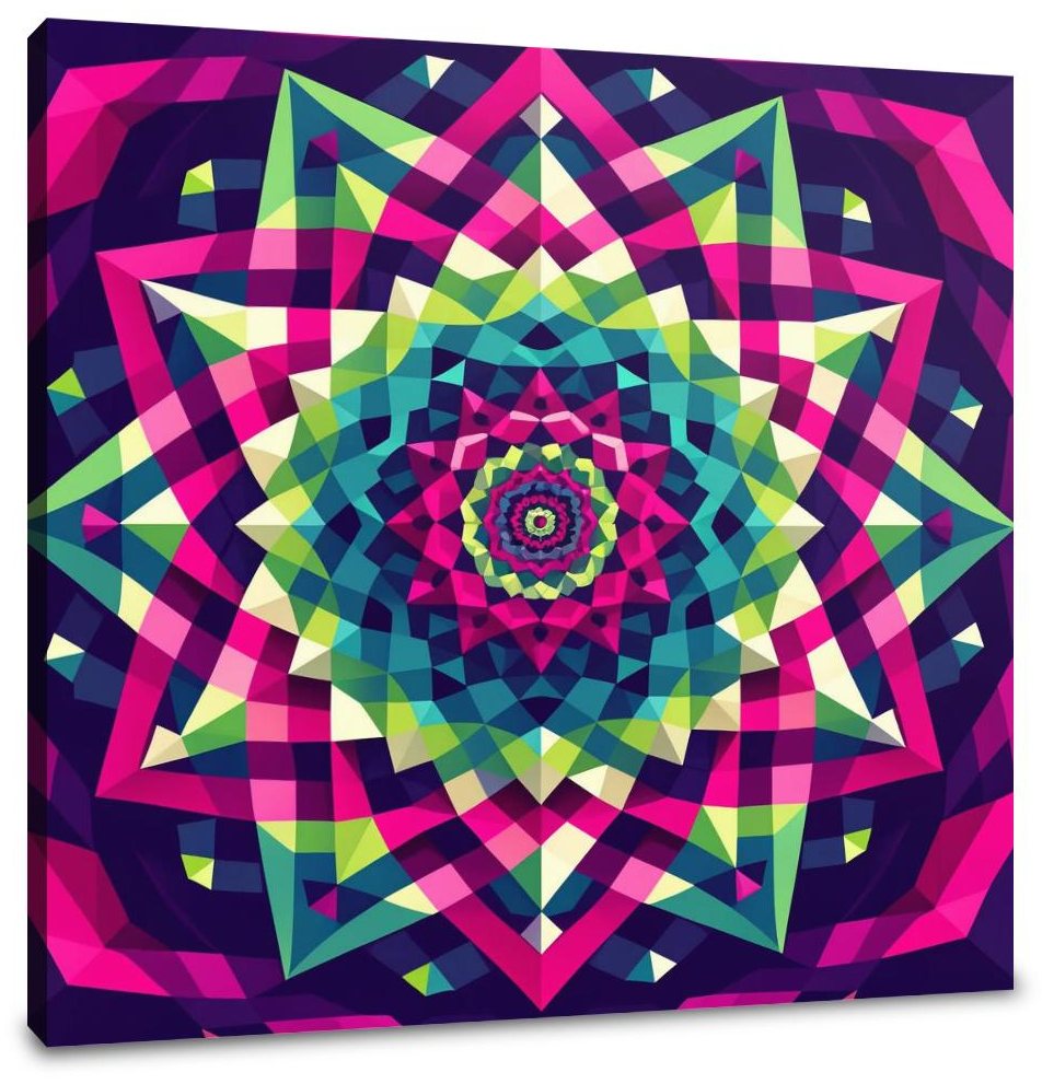 Spiraling Stars Canvas