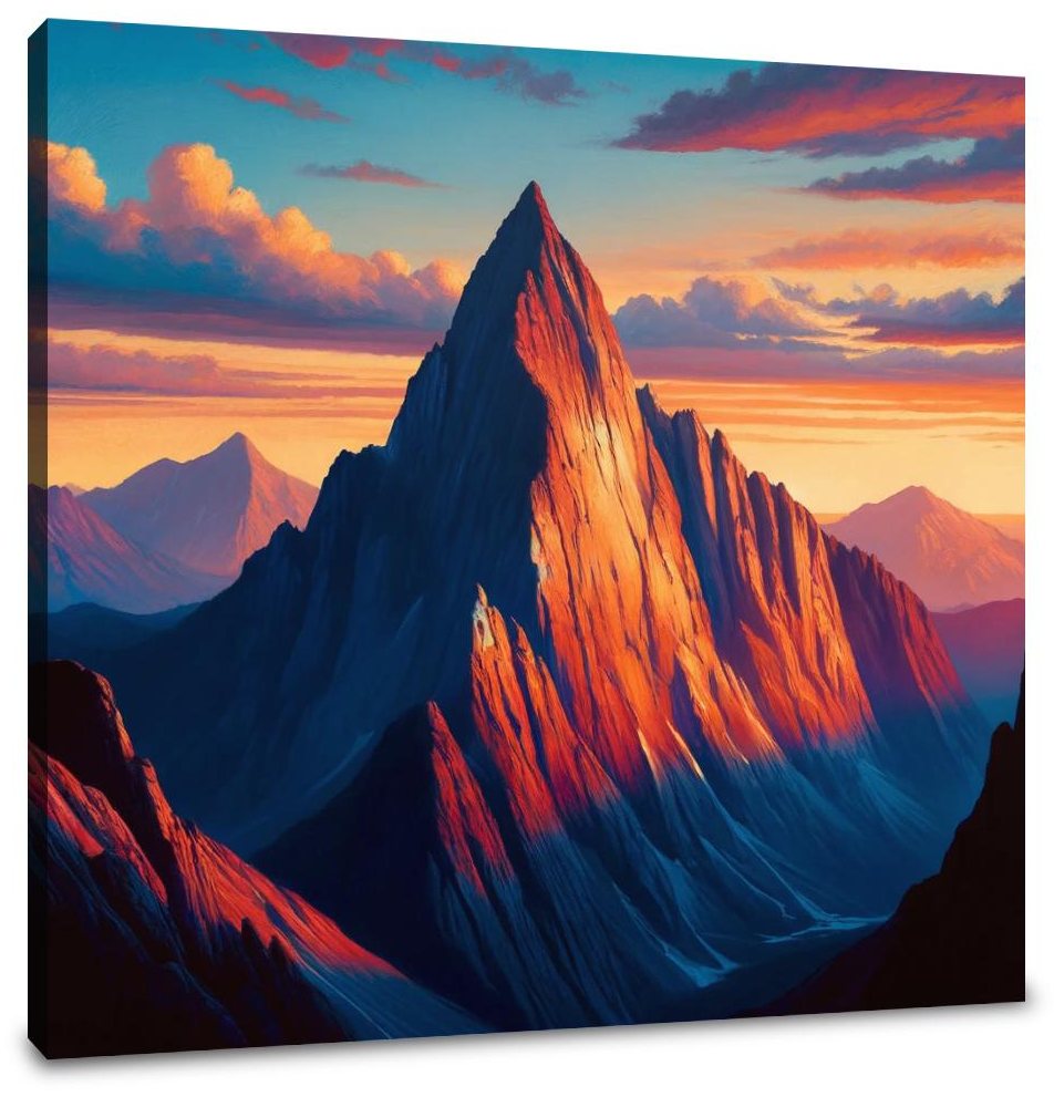 Mitre Peak Sunset Majesty Canvas