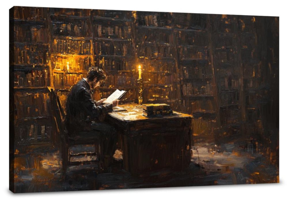 Writer's Parchment Canvas