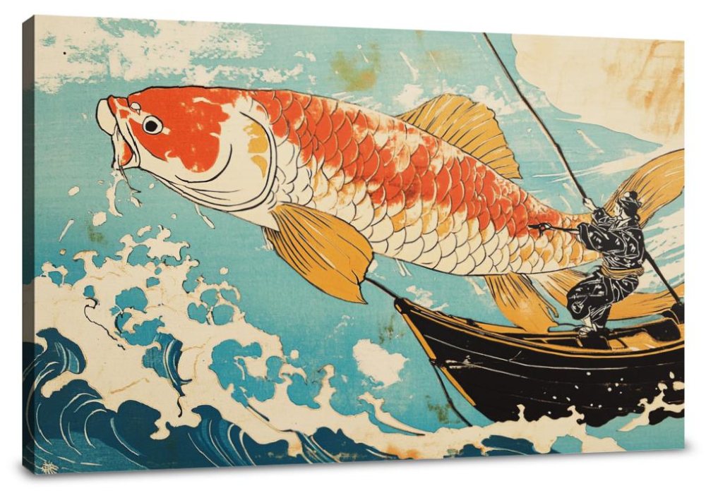 Fisherman's Epic Carp Canvas
