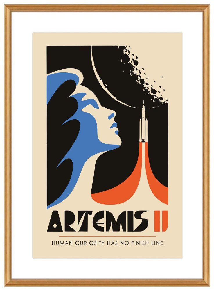Artemis II Space Exploration Poster