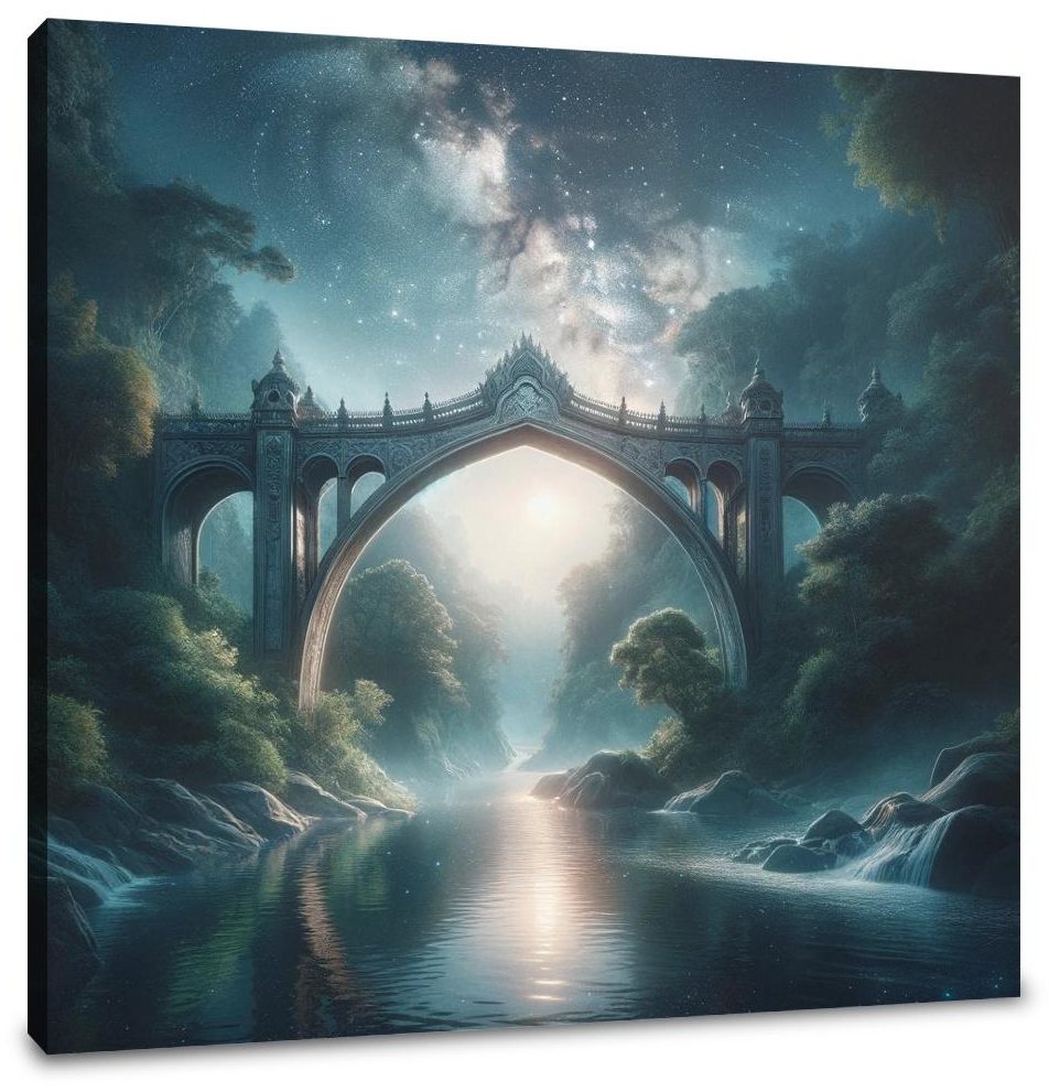 Galactic Bridge Canvas