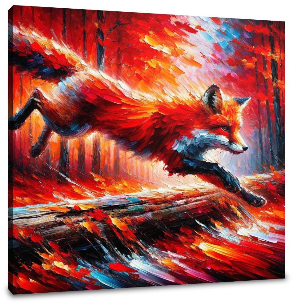 Autumn Leap Canvas