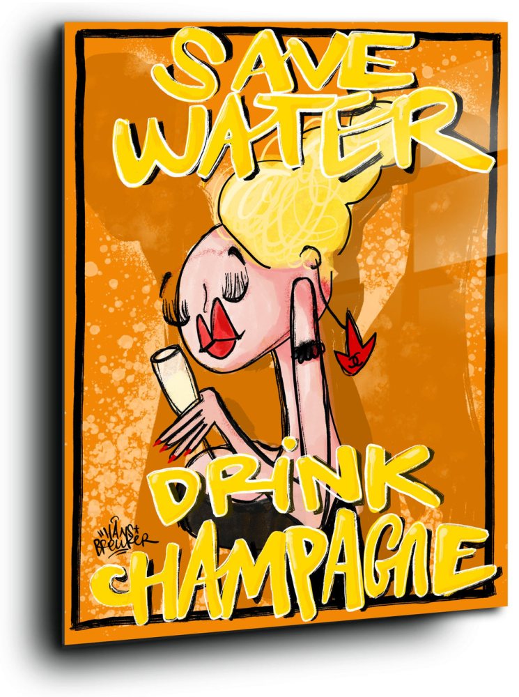 The Lady Says, Save Water, Drink Champagne