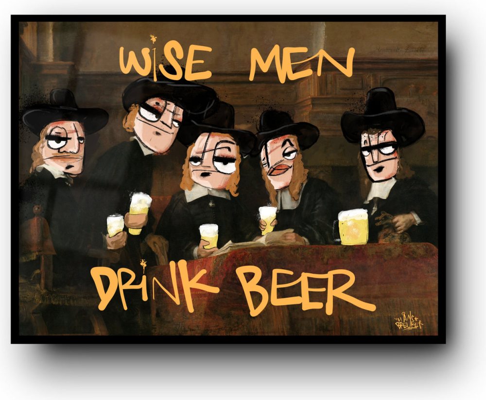 Wise men drink beer