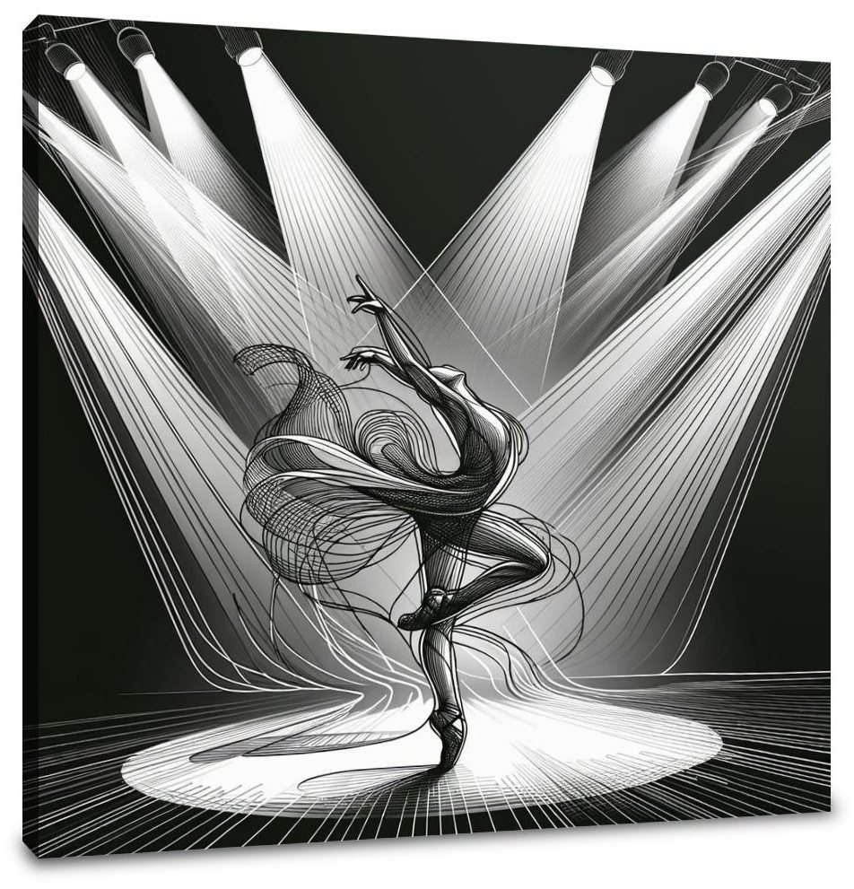 Dance of Shadows Canvas