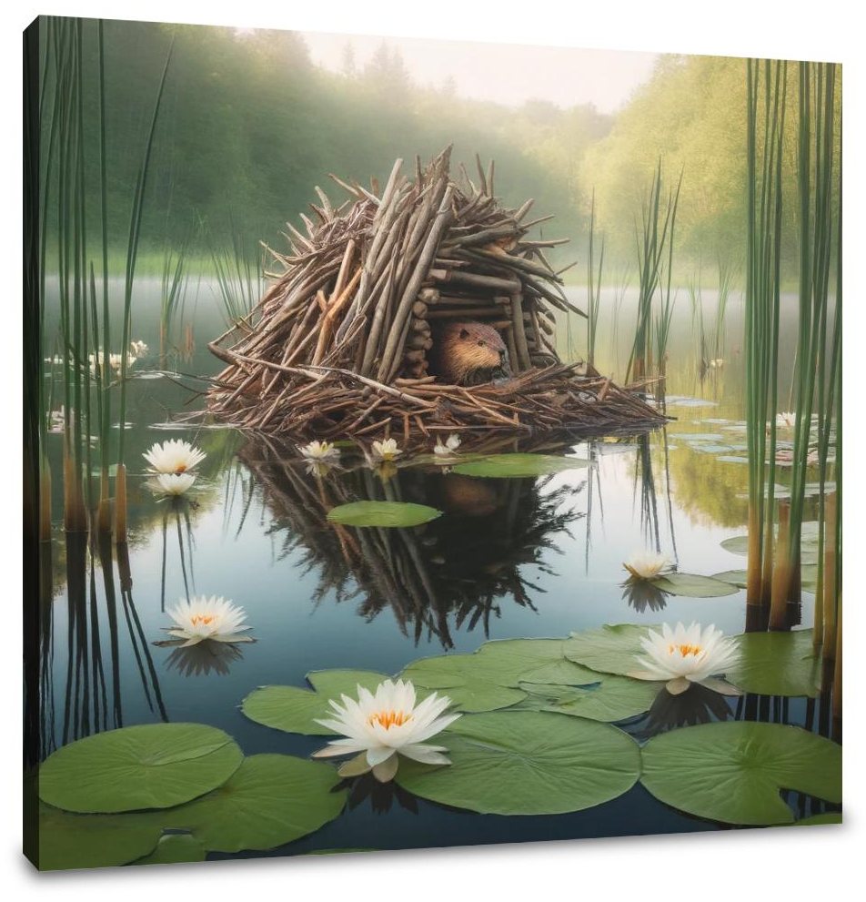 Beaver Lodge Harmony Canvas