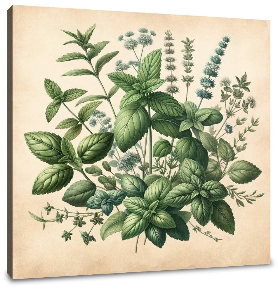 Herbal Harmony Canvas