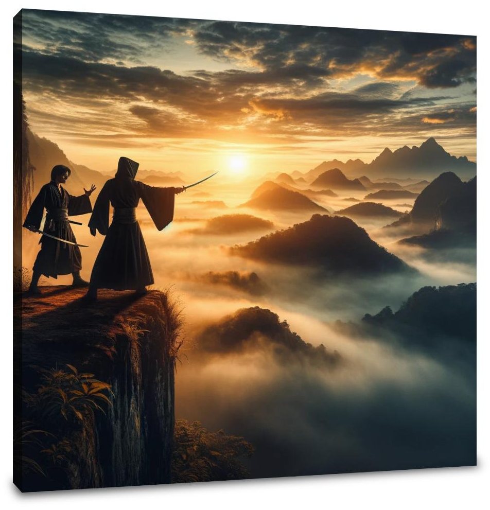 Dawn Duel Canvas