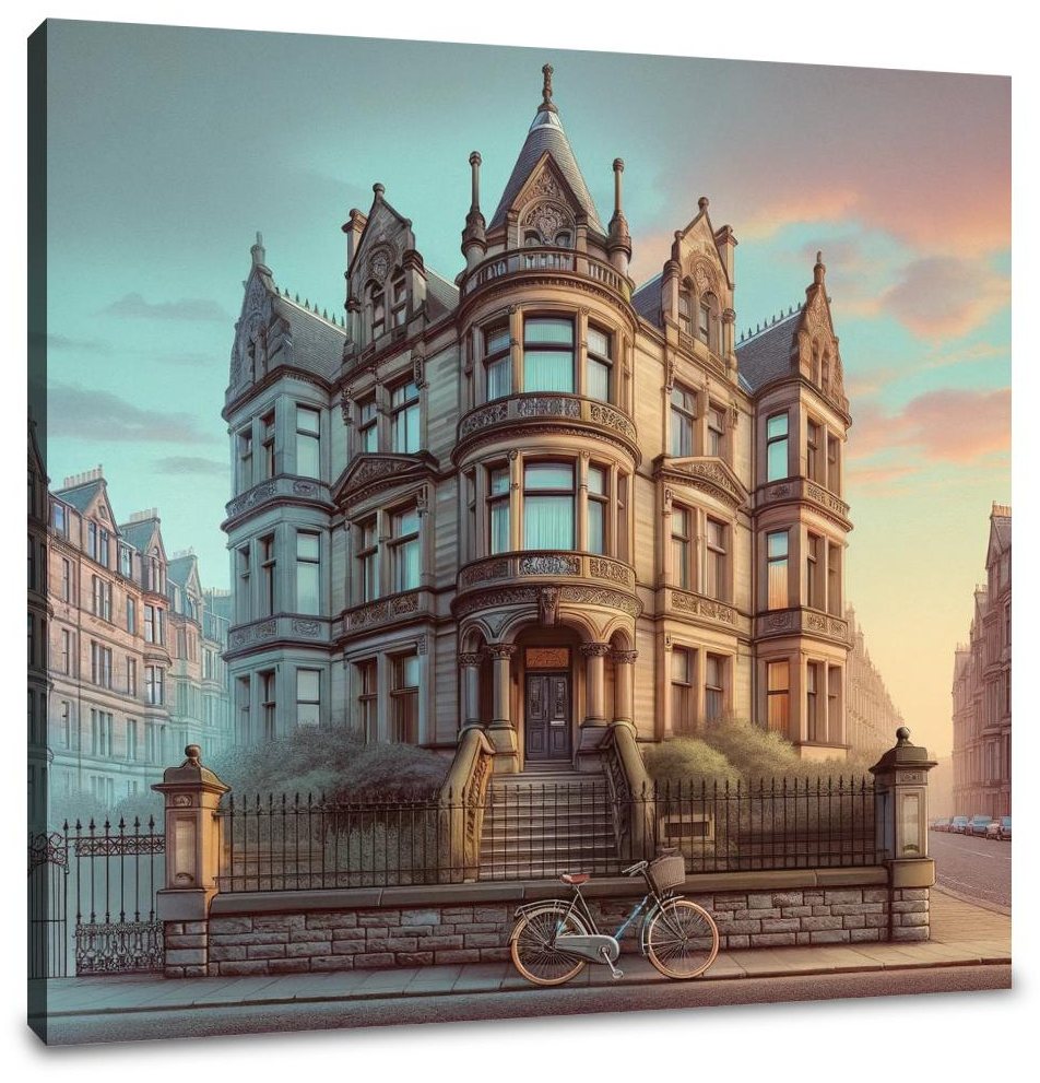 Glasgow Dawn Canvas