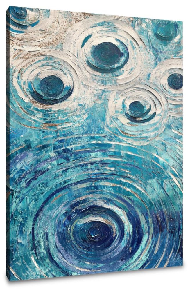Metallic Ripples Canvas