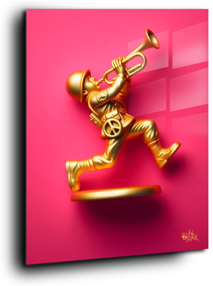 Peace trumpet GOLD.
