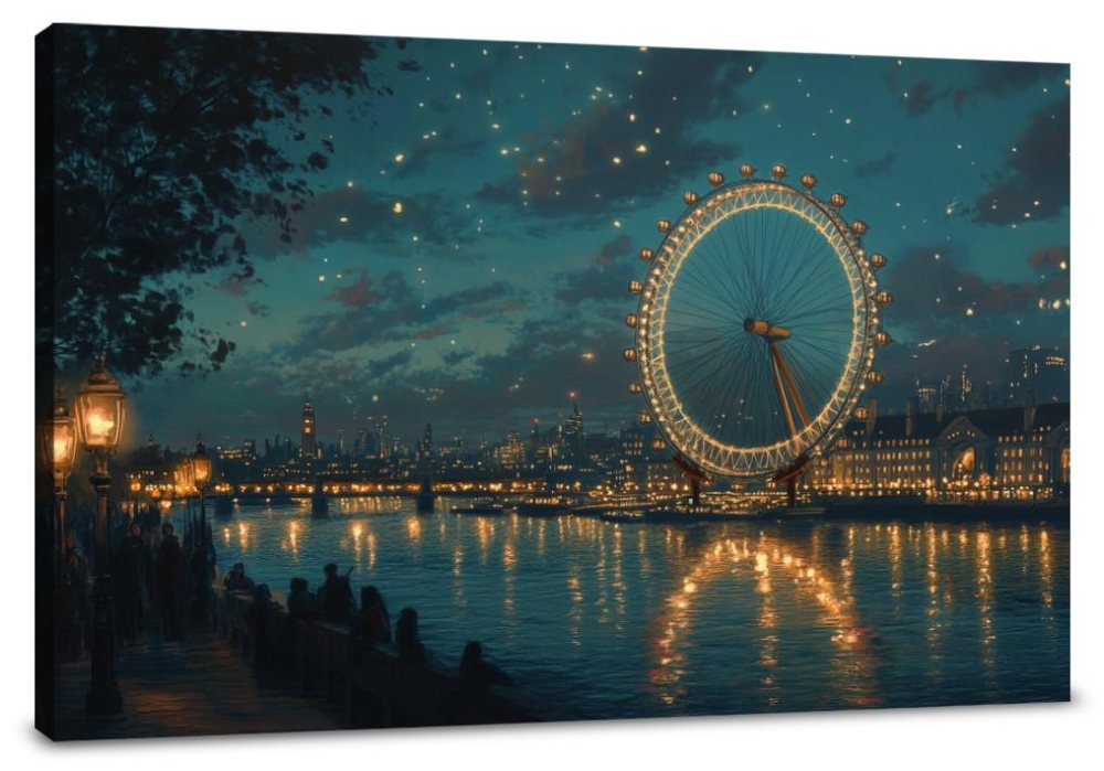 London Nightlight Canvas