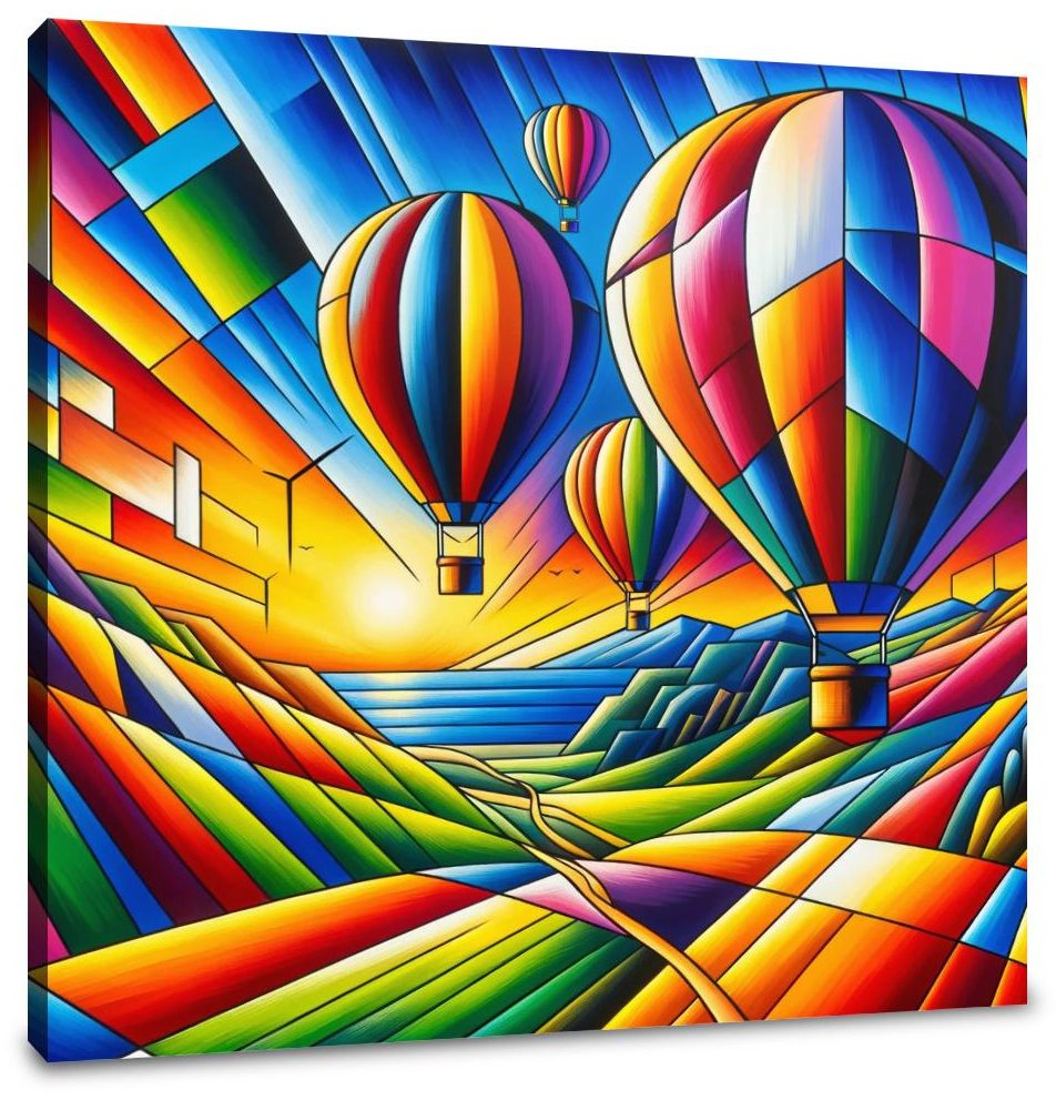 Cubist Odyssey Canvas