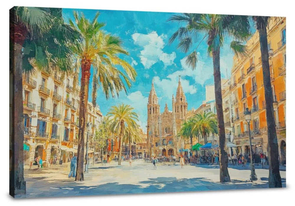 GaudÃ's Barcelona Canvas