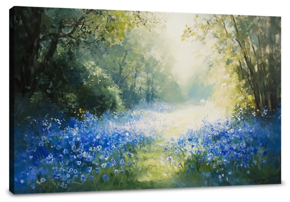 Forget-Me-Not Nostalgia Canvas