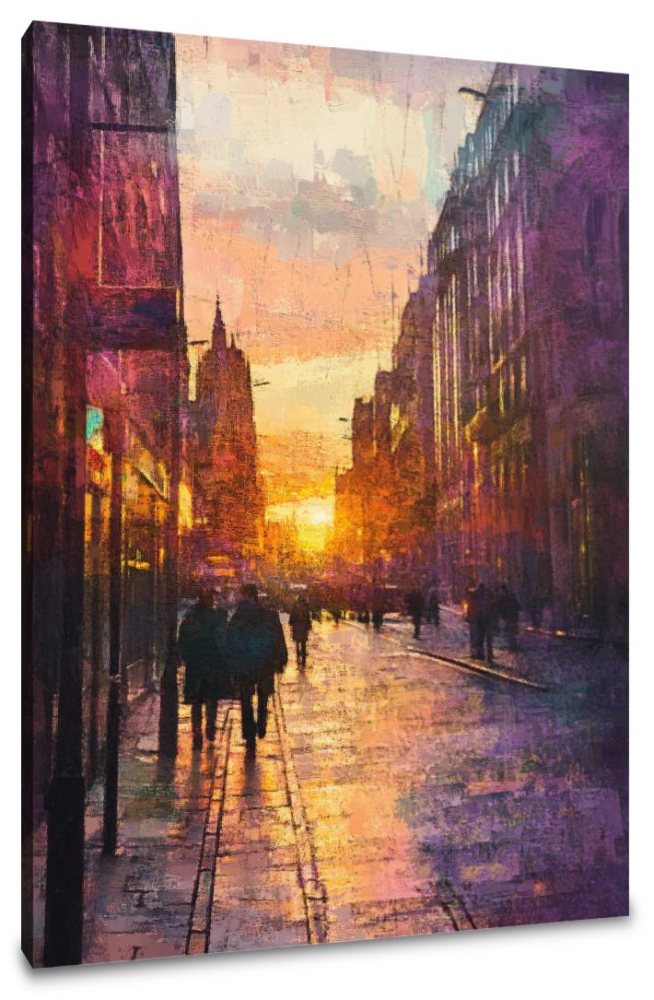 Hardman Street Sunset Canvas