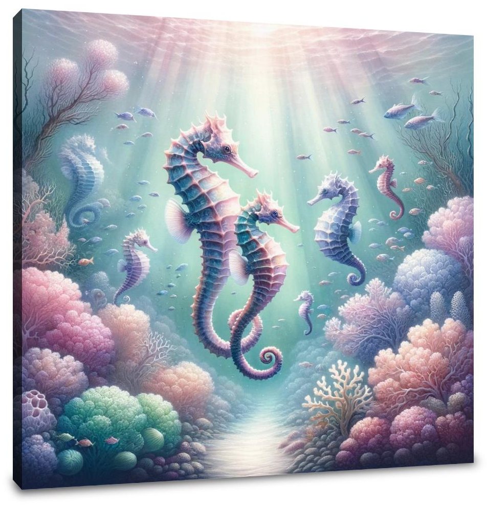 Seahorse Reef Canvas