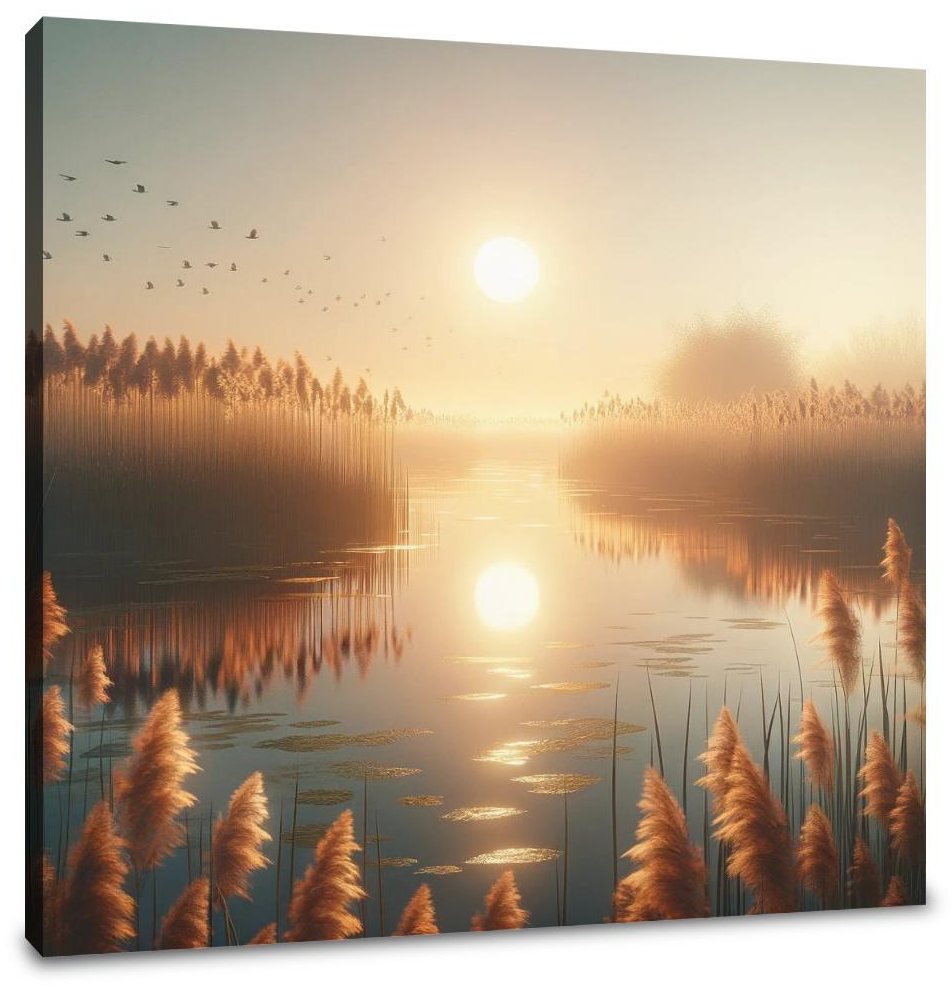 Marshland Sunrise Canvas