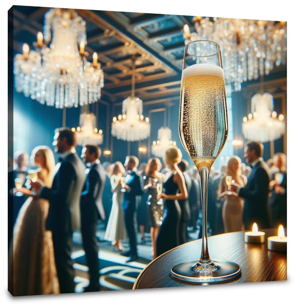 Champagne Celebration Canvas