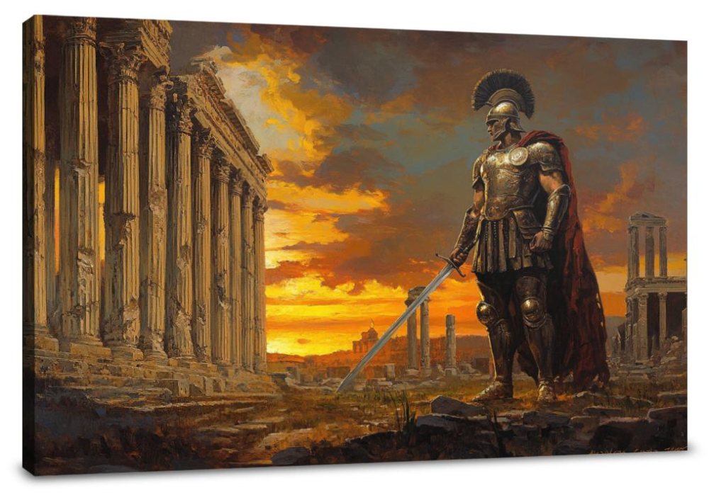 Warrior's Triumph Canvas