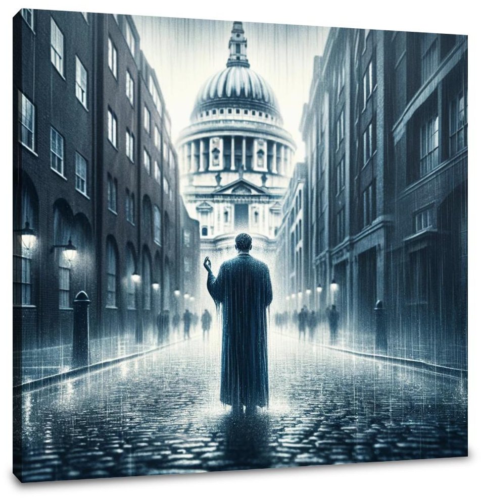 Vow Amidst the Rain Canvas