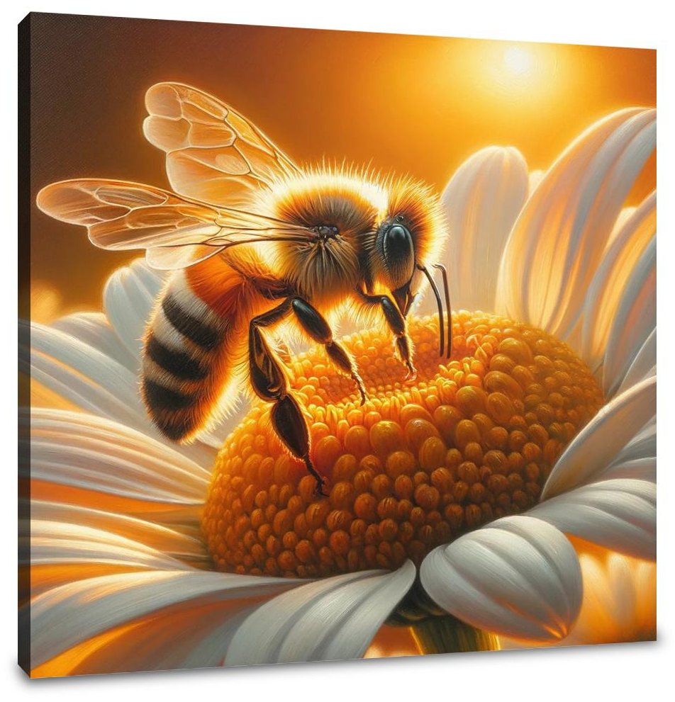 Gentle Guardian Bee Canvas