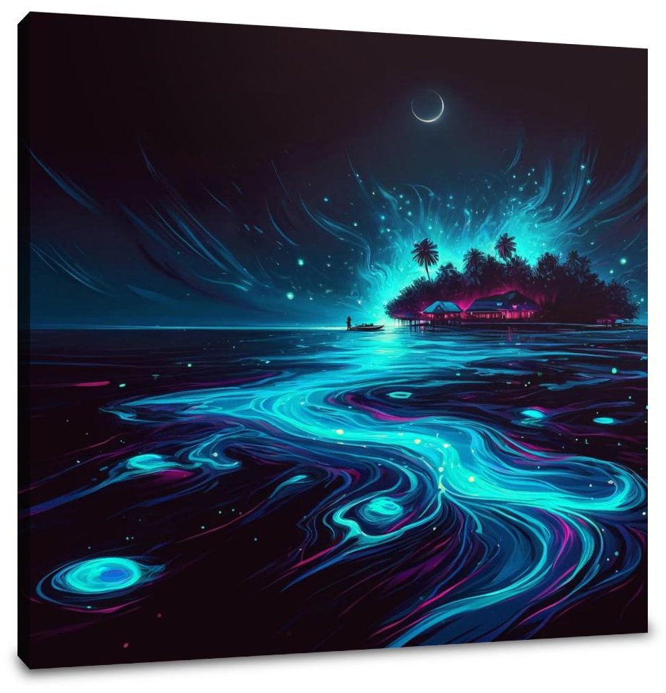 Vaadhoo Island Glow Canvas