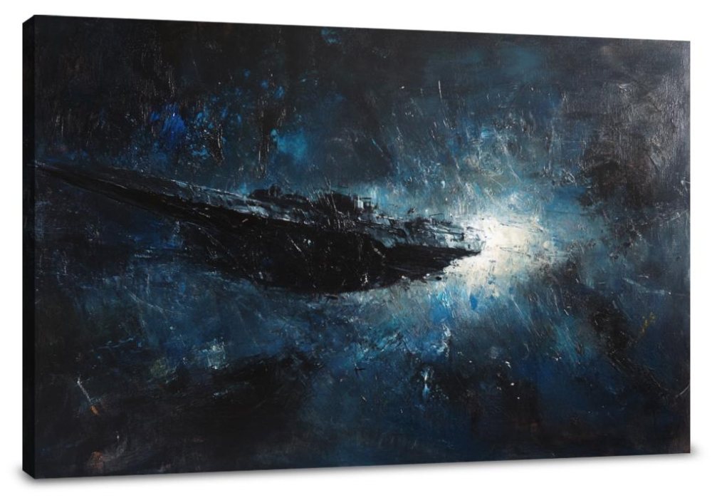 Abandoned Spaceship Canvas