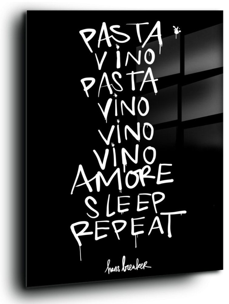 Pasta, vino, sleep, repeat.