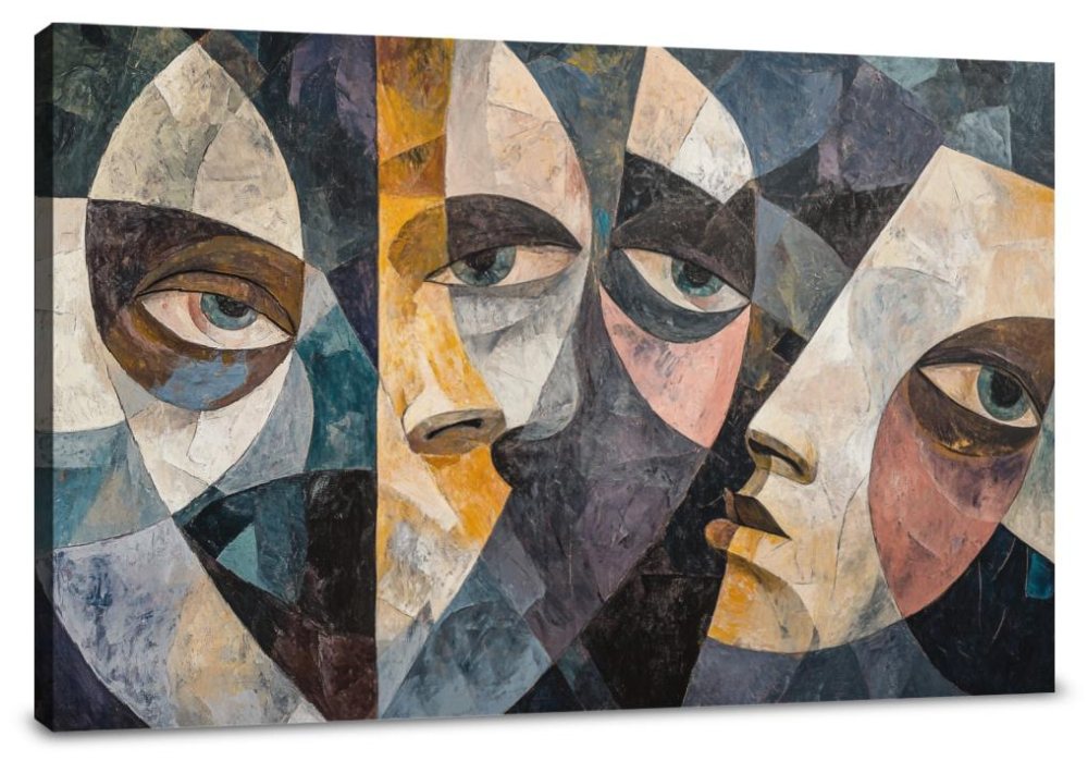 Geometric Chain Canvas