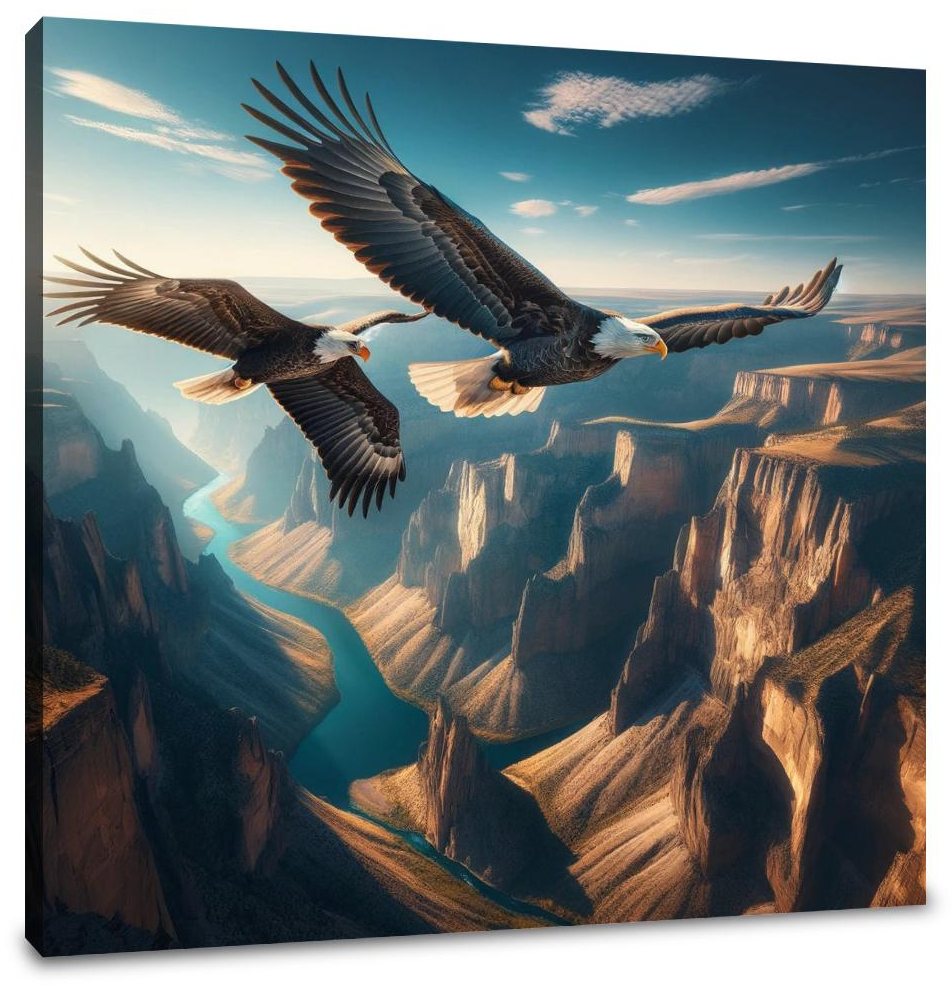 Soaring Eagles Canvas