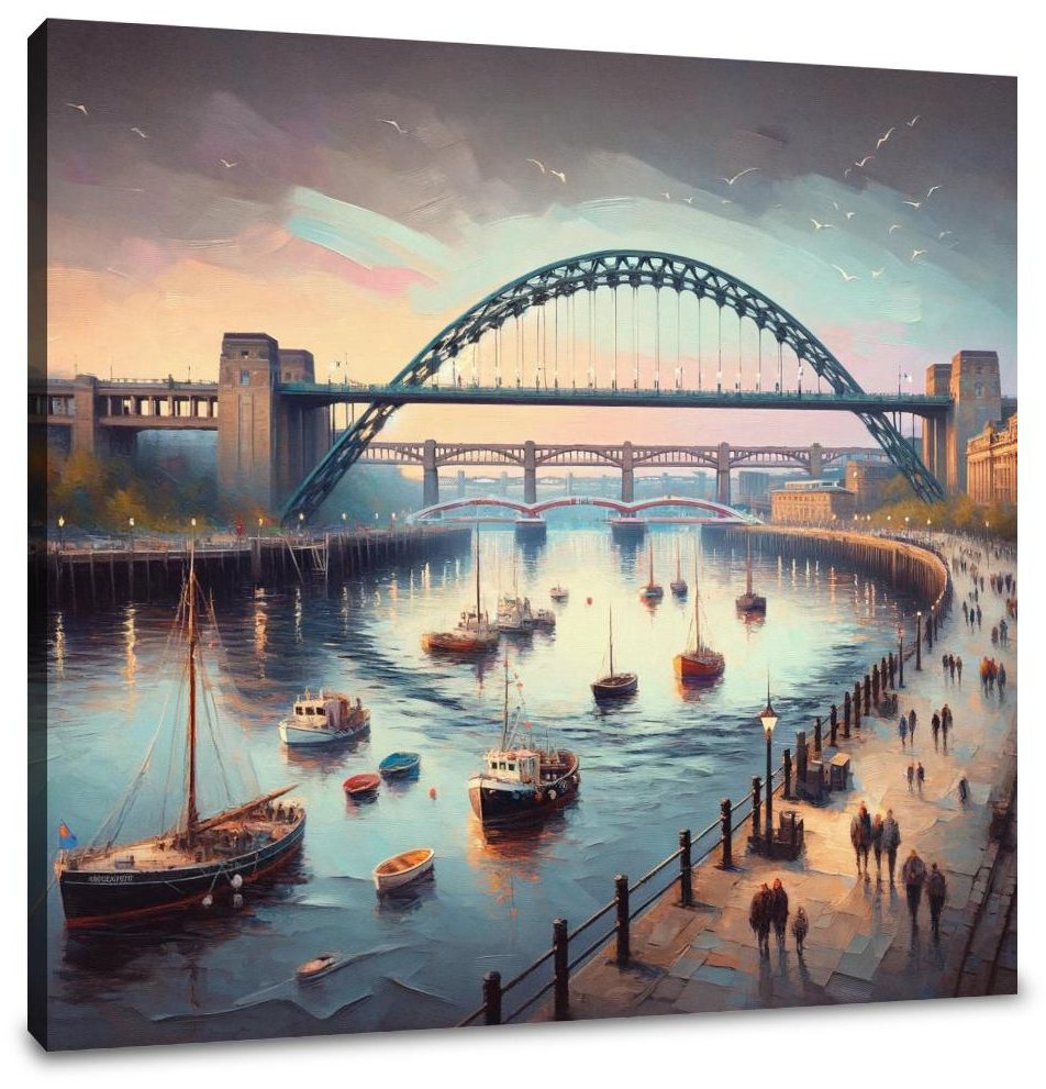 Newcastle Quayside Serenity Canvas
