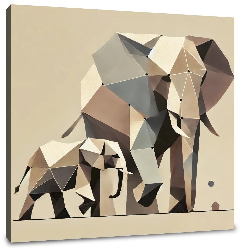 Elephant Duo Canvas