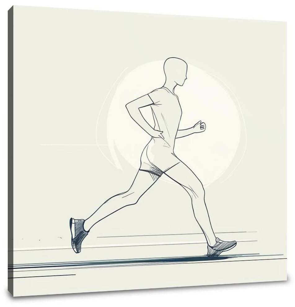 Graceful Runner Canvas